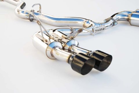 Invidia 2015+ Subaru WRX / STI Gemini/R400 Single Layer Quad Black Tip Cat-Back Exhaust thumbnail 3