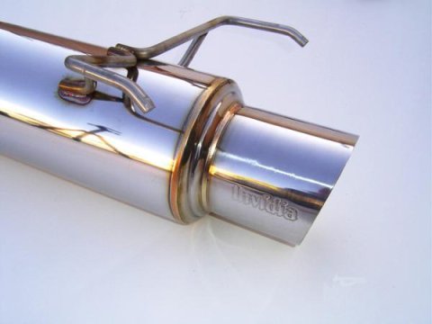 Invidia 06-08 Honda Fit 50mm (101mm tip) Cat-back Exhaust thumbnail 3