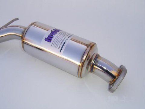 Invidia 06-08 Honda Fit 50mm (101mm tip) Cat-back Exhaust thumbnail 4