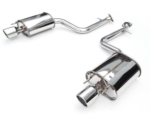 Invidia 2014-2016 Subaru Forester XT Q300 w/ Rolled Polished Tips Cat-Back Exhaust thumbnail 2
