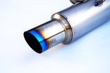 Invidia 08-14 WRX/STi 4 Door 80mm Single Outlet Full Titanium Cat-Back Exhaust thumbnail 3