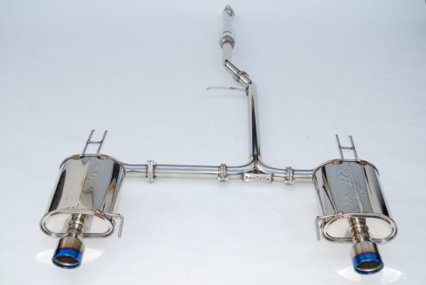 Invidia 04-08 Acura TSX Q300 Rolled Titanium Tip Cat-Back Exhaust thumbnail 2