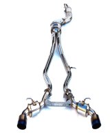 Invidia 2019+ Toyota Supra Dual N1 w/ Valve Single Layer Titanium Tip Cat-back Exhaust thumbnail 2