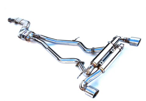 Invidia 2019+ Toyota Supra Gemini w/ Valve Rolled Stainless Steel Tip Cat-back Exhaust thumbnail 1