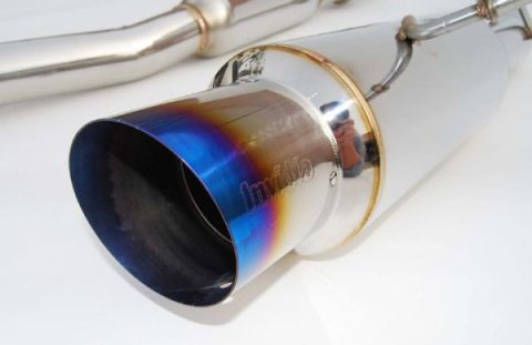 Invidia 02-07 WRX/STi 76mm N1 REGULAR Titanium Tip Cat-back Exhaust thumbnail 6