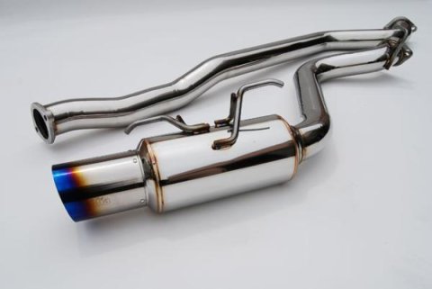 Invidia 08+ WRX Hatch / 08 STi 76mm RACING Titanium Tip Cat-back Exhaust thumbnail 3