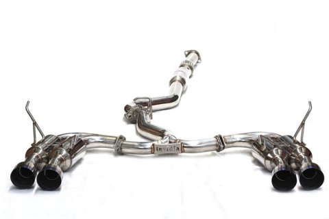 Invidia 2015+ Subaru WRX / STI Gemini/R400 Single Layer Quad Stainless Steel Tip Cat-Back Exhaust thumbnail 1