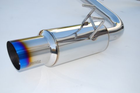 Invidia 2016+ Honda Civic 1.5 Turbo 2 DR Single Layer N1 Titanium Tips Exhaust thumbnail 2