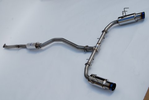 Invidia 2022+ Honda Civic Si (1.5T) 70mm N1 Cat Back Exhaust - Burnt Titanium Tips thumbnail 1