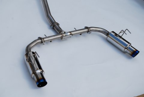 Invidia 2022+ Honda Civic Si (1.5T) 70mm N1 Cat Back Exhaust - Burnt Titanium Tips thumbnail 3
