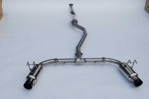 Invidia 2022+ Honda Civic Si (1.5T) 70mm N1 Cat Back Exhaust - Burnt Titanium Tips thumbnail 4