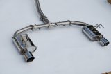 Invidia 2022+ Honda Civic Si (1.5T) 70mm Q300 Cat Back Exhaust - Rolled Stainless Steel Tips thumbnail 5
