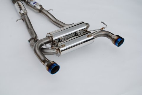 Invidia 2022+ Nissan Z 70mm Gemini Cat Back Exhaust - Rolled Titanium Tips thumbnail 1