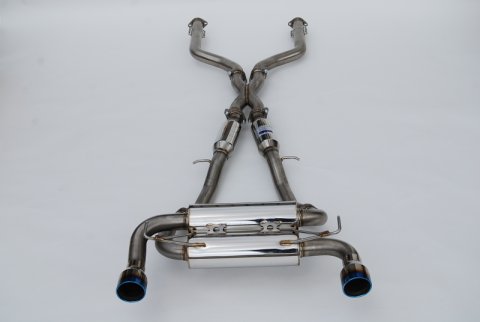 Invidia 2022+ Nissan Z 70mm Gemini Cat Back Exhaust - Rolled Titanium Tips thumbnail 4