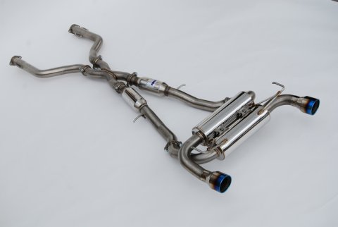 Invidia 2022+ Nissan Z 70mm Gemini Cat Back Exhaust - Rolled Titanium Tips thumbnail 5