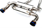 Invidia 2022+ Nissan Z 70mm Gemini Cat Back Exhaust - Single Layer Titanium Tips thumbnail 1