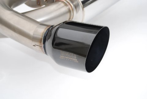 Invidia 2022+ Nissan Z 70mm Gemini Cat Back Exhaust - Single Layer Black Tip thumbnail 2