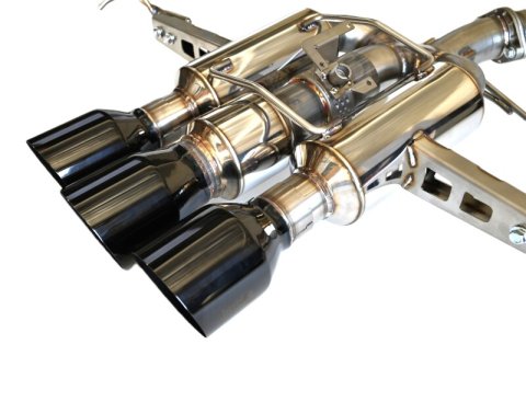 Invidia 22+ HONDA CIVIC TYPE-R FL5 R400 SINGLE LAYER BLACK TIP CAT-BACK (NON POLISH PIPE) thumbnail 1