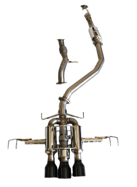 Invidia 22+ HONDA CIVIC TYPE-R FL5 R400 SINGLE LAYER BLACK TIP CAT-BACK (NON POLISH PIPE) thumbnail 5