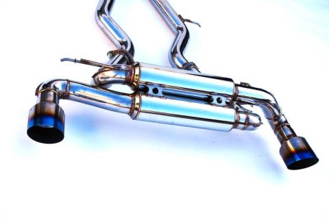 Invidia 20+ Toyota Supra (3.0) Gemini N1 w/Valve Single Layer Titanium Cat-Back thumbnail 3
