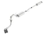 Borla 15-17 Ford F-150 2.7/3.5L V6 / 5.0 V8 2/4WD Black Chrome Angle-Cut Side Exit Catback Exhaust thumbnail 5