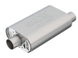 Borla CrateMuffler SBC Hot 350/383 2.5 inch Offset/Center 14in x 4.35in x 9in Oval Atak Muffler thumbnail 2
