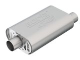 Borla CrateMuffler SBC Hot 350/383 2.5 inch Offset/Center 14in x 4.35in x 9in Oval Atak Muffler thumbnail 3
