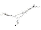 Borla 2010 Camaro 6.2L V8 S Type Catback Exhaust w/o Tips works w/ factory ground affects package ON thumbnail 2