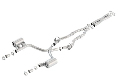Borla 16-17 Dodge Challenger R/T 5.7L MT/AT ATAK Catback Exhaust (w/MDS Valves ONLY) thumbnail 5
