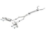 Borla 2017+ Chevy Camaro ZL1 6.2 ATAK Catback Exhaust w/ Dual Split Rear Exit thumbnail 3