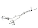 Borla 2017+ Chevy Camaro ZL1 6.2 ATAK Catback Exhaust w/ Dual Split Rear Exit thumbnail 7