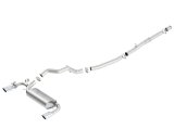 Borla 16-17 Ford Focus RS 2.3L MT Round Angle-Cut Tips Split Rear Exit ATAK Catback Exhaust thumbnail 1