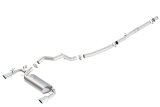 Borla 16-17 Ford Focus RS 2.3L MT Round Angle-Cut Tips Split Rear Exit ATAK Catback Exhaust thumbnail 4
