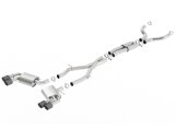 Borla 16-17 Chevy Camaro 6.2L 4in Dual Carbon Fiber Tips Dual Split Exit S-Type Catback Exhaust thumbnail 4