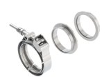 Borla Universal 2.25in Stainless Steel 3pc V-Band Clamp w/ Male and Female Flanges thumbnail 2