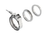 Borla Universal 2.25in Stainless Steel 3pc V-Band Clamp w/ Male and Female Flanges thumbnail 3
