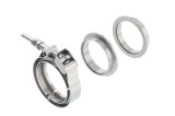 Borla Universal 2.25in Stainless Steel 3pc V-Band Clamp w/ Male and Female Flanges thumbnail 4