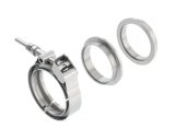 Borla Universal 2.25in Stainless Steel 3pc V-Band Clamp w/ Male and Female Flanges thumbnail 5