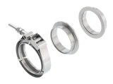 Borla Universal 2.5in Stainless Steel 3pc V-Band Clamp w/ Male and Female Flanges thumbnail 5