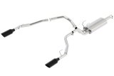 Borla 09-17 Ram 1500 5.7L V8 3in-2.5in Dual Out Pipe 5in Tip S-Type Exhaust Black Chrome thumbnail 5