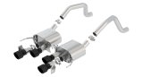 Borla 2015+ Chevy Corvette C7 Z06 6.2L Axle Back ATAK Exhaust Black Quad Tips w/o AFM w/ NPP thumbnail 3