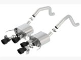 Borla 2015+ Chevy Corvette C7 Z06 6.2L Axle Back ATAK Exhaust Black Quad Tips w/o AFM w/ NPP thumbnail 7