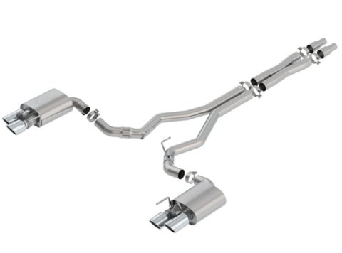 Borla 2018 Ford Mustang GT 5.0L AT/MT 3in ATAK Catback Exhaust w/ Valves thumbnail 1