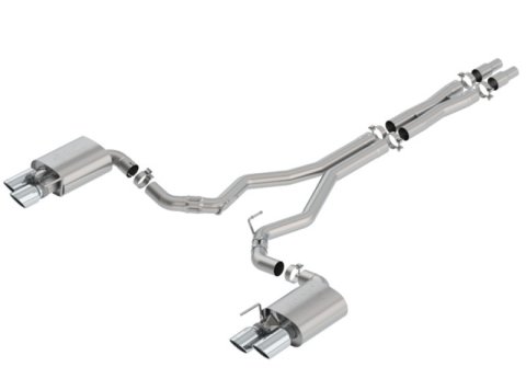 Borla 2018 Ford Mustang GT 5.0L AT/MT 3in ATAK Catback Exhaust w/ Valves thumbnail 2