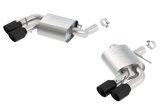 Borla 16-18 Chevy Camaro V8 SS AT/MT ATAK Rear Section Exhaust w/o Dual Mode Valves Ceramic Black thumbnail 2