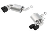 Borla 16-18 Chevy Camaro V8 SS AT/MT ATAK Rear Section Exhaust w/o Dual Mode Valves Ceramic Black thumbnail 3