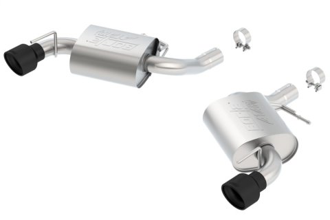 Borla 2016 Chevy Camaro SS V8 AT/MT ATAK Rear Section Exhaust w/o NPP Valves Ceramic Black thumbnail 3
