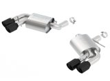 Borla 2016-2017 Chevrolet Camaro SS AT/MT S-Type Rear Section Exhaust w/o Dual Mode Ceramic Black thumbnail 1