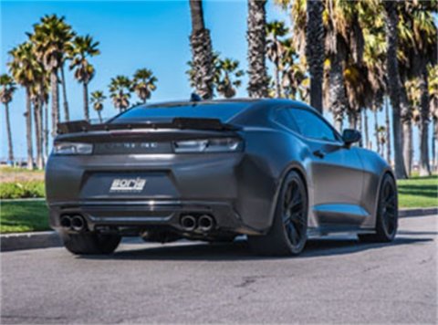 Borla 2016-2018 Chevrolet Camaro SS AT/MT RWD Ceramic Black S-Type Exhaust (w/ Dual Mode Valves) thumbnail 2