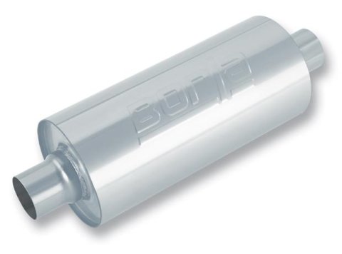 Borla Universal Performance 2.5in Inlet/Outlet Stainless Racing Muffler thumbnail 4